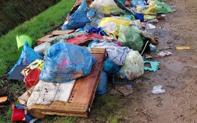 Illegale Müllablagerung in der Gemeinde Esterwegen