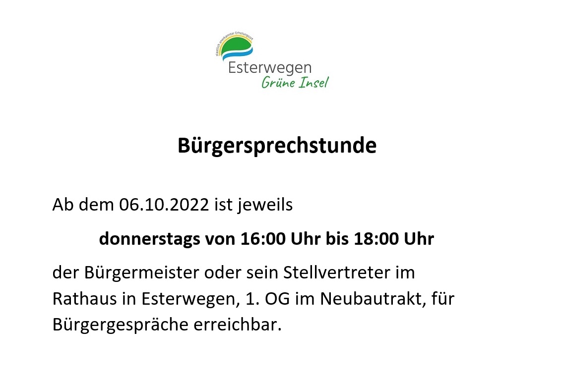 Bürgersprechstunde