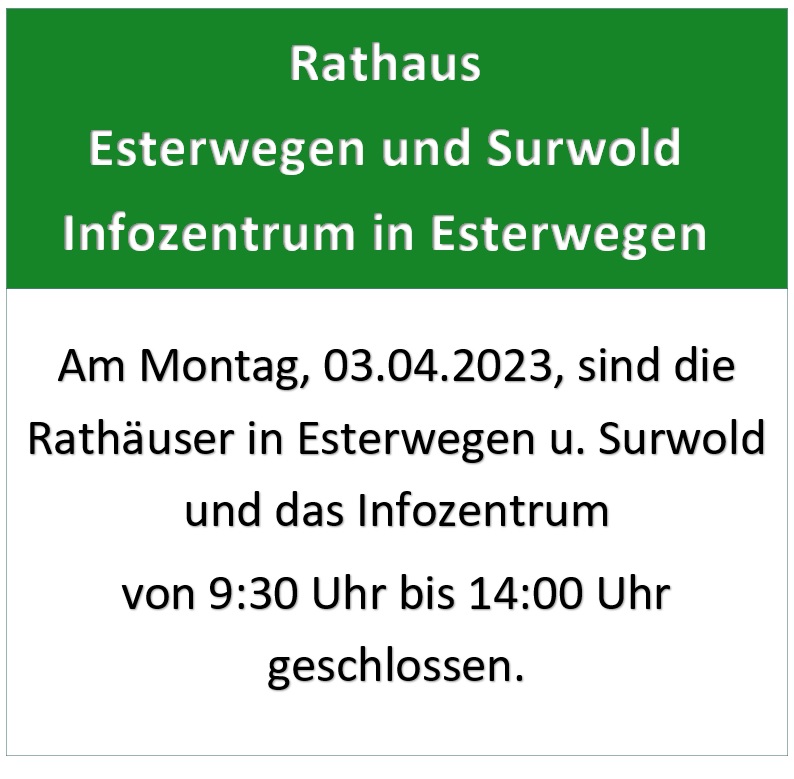 Rathaus geschlossen 23-04-03