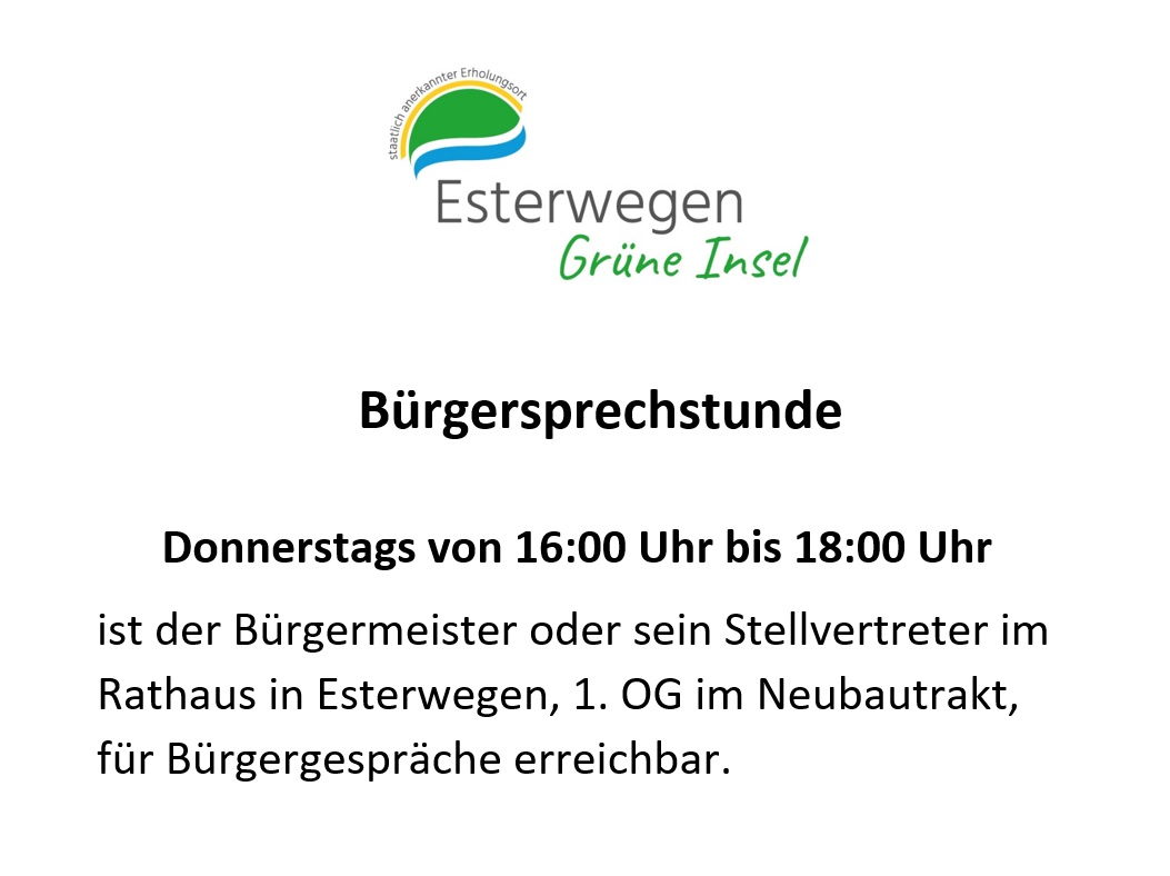 Bürgersprechstunden
