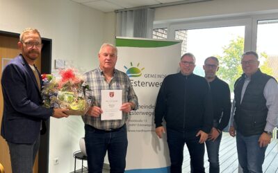 25-jähriges Dienstjubiläum von Bauhofleiter Hans-Werner Burlager