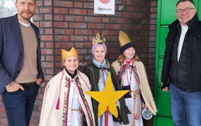 Sternsinger zu Besuch im Rathaus Esterwegen