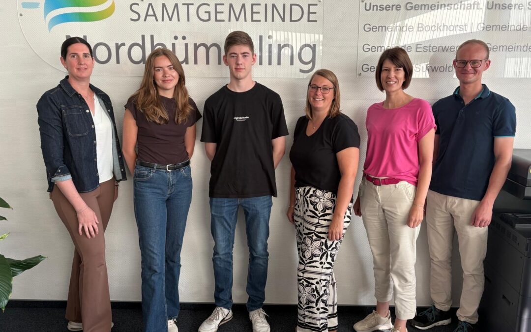 Drei neue Teammitglieder starten bei der Samtgemeinde Nordhümmling