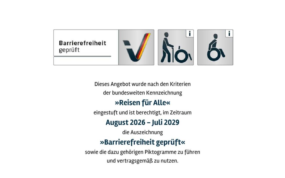 Info-Zentrum Esterwegen mit „Barrierefreiheit geprüft“ ausgezeichnet