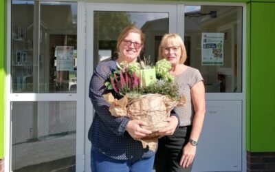 Doris Timm aus der Kindertagesstätte Zwergenglück verabschiedet