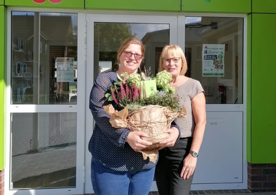 Doris Timm aus der Kindertagesstätte Zwergenglück verabschiedet
